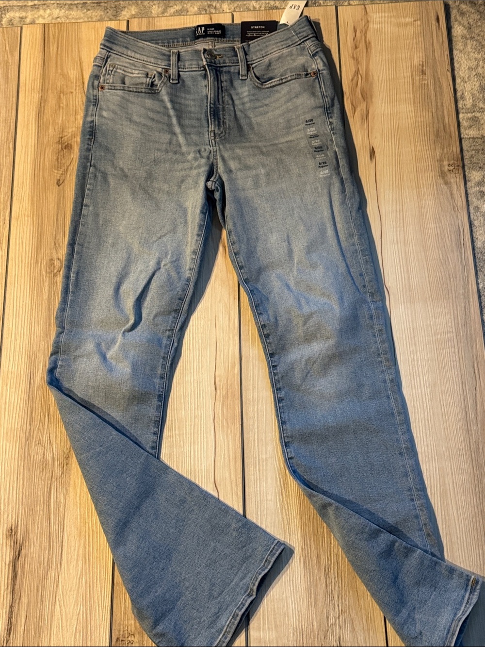 GAP Light Blue Flare Wide-Leg Jeans